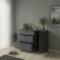 Комод Doros Торн Антрацит 3Ш/1Д 135х51.6х80 (DRS-012103)
