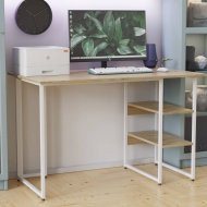 Письмовий стіл Ferrum-decor Кевін 75x100x60 білий ДСП Дуб Сонома 16мм (FRD-101242)