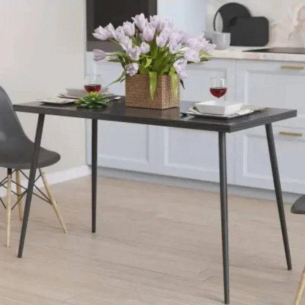 Кухонний стіл Марсель 30 Ferrum-decor 75x120x70 Чорний метал ДСП Сосна Кембра 32 мм (FRD-106688) Кухонний стіл Марсель 30 Ferrum-decor 75x120x70 Чорний метал ДСП Сосна Кембра 32 мм (FRD-106688)