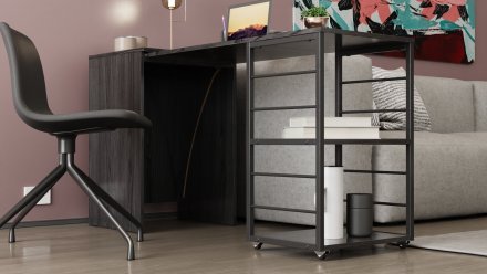 Стіл-тумба трансформер Смарт 2/2 Ferrum-decor 750x1450x600 Чорний метал ДСП Сосна Кембра 16 мм (FRD-105104) Стіл-тумба трансформер Смарт 2/2 Ferrum-decor 750x1450x600 Чорний метал ДСП Сосна Кембра 16 мм (FRD-105104)