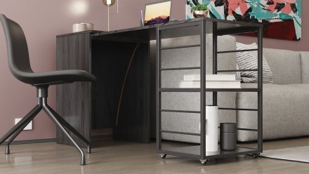 Стіл-тумба трансформер Смарт 2/2 Ferrum-decor 750x1450x600 Чорний метал ДСП Сосна Кембра 16 мм (FRD-105104) Стіл-тумба трансформер Смарт 2/2 Ferrum-decor 750x1450x600 Чорний метал ДСП Сосна Кембра 16 мм (FRD-105104)