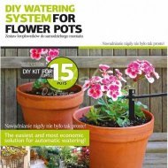 Комплект системи зрошення для квіткових горщиків на 15 крапельниць