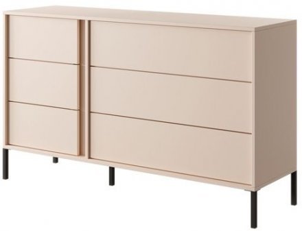 Комод Perfect Home Даст / Dast з 6 шухлядами 6S/138 Беж (PFH-091008) Комод Perfect Home Даст / Dast з 6 шухлядами 6S/138 Беж (PFH-091008)