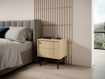 Тумба приліжкова Perfect Home Джапанді / Japandi S54 1-дверна Дуб лінеа (PFH-091461) Тумба приліжкова Perfect Home Джапанді / Japandi S54 1-дверна Дуб лінеа (PFH-091461)