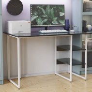 Письмовий стіл Ferrum-decor Кевін 75x100x60 білий ДСП Сосна Кембра 16мм (FRD-101244)