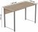 Комп'ютерний стіл Ferrum-decor Курт 75x120x70 сірий ДСП Дуб Сан-Марино 16мм (FRD-101870)