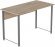 Комп'ютерний стіл Ferrum-decor Курт 75x120x70 сірий ДСП Дуб Сан-Марино 16мм (FRD-101870)