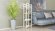 Етажерка 4/34 Ferrum-decor Серії Конект 120x34x28 білий ДСП Дуб Артизан 16мм (FRD-104279)