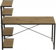 Комп'ютерний стіл Ferrum-decor Джек 75x120x70 Чорний ДСП Артизан (FRD-105409)