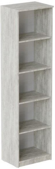 Пенал Анжело Ferrum-decor на 5 полиць 1900x500x380 ДСП Бетон 16 мм (FRD-104941)