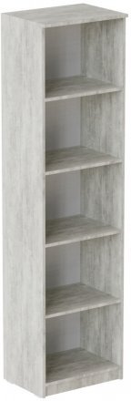 Пенал Анжело Ferrum-decor на 5 полиць 1900x500x380 ДСП Бетон 16 мм (FRD-104941)