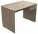 Стіл комп'ютерний Бад Ferrum-decor 750x1100x700 ДСП Дуб Сан-Марино 16 мм (FRD-104771)