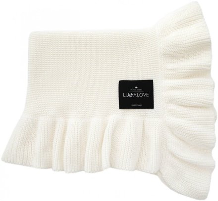 Плед Classic з рюшами 90x100 см White Coconut lullalove-1502 Плед Classic з рюшами 90x100 см White Coconut lullalove-1502