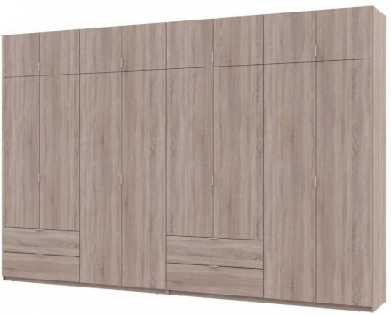 Шафа для одягу Doros Лукас Дуб сонома 4+4 ДСП 360х50х240 DRS-011712 (42005143)