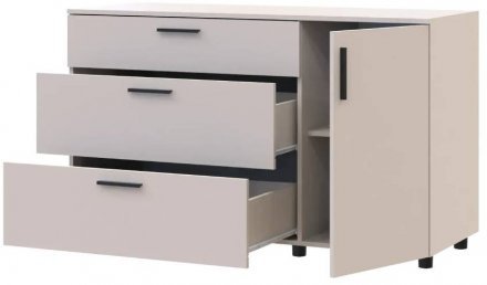 Комод Doros Торн Кашемір 3Ш/1Д 135х51.6х80 (DRS-012105) Комод Doros Торн Кашемір 3Ш/1Д 135х51.6х80 (DRS-012105)