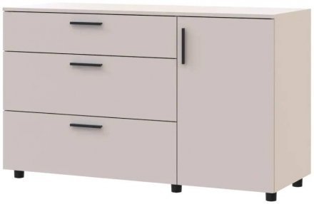 Комод Doros Торн Кашемір 3Ш/1Д 135х51.6х80 (DRS-012105) Комод Doros Торн Кашемір 3Ш/1Д 135х51.6х80 (DRS-012105)