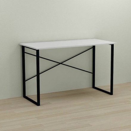 Письмовий стіл Ferrum-decor Дейв 75x140x70 чорний ДСП Біле 16мм (FRD-102013)