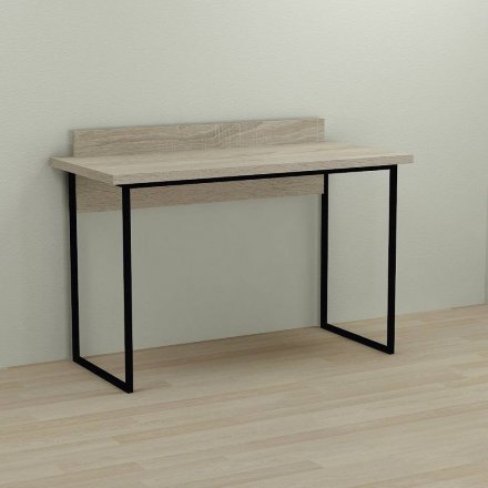 Письмовий стіл Ferrum-decor Скай 76x100x70 чорний ДСП Дуб Сонома 32мм (FRD-103647) Письмовий стіл Ferrum-decor Скай 76x100x70 чорний ДСП Дуб Сонома 32мм (FRD-103647)