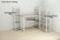 Етажерка 4/34 Ferrum-decor Серії Конект 120x34x28 білий ДСП Дуб Сонома 16мм (FRD-104280)