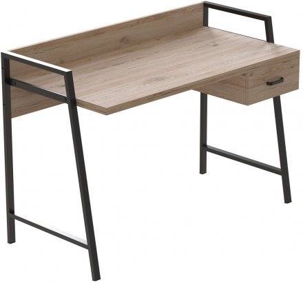 Письмовий стіл Ferrum-decor Комфорт 750x1000x600 Чорний метал ДСП Дуб Сан-Марино 32 мм (FRD-103423) Письмовий стіл Ferrum-decor Комфорт 750x1000x600 Чорний метал ДСП Дуб Сан-Марино 32 мм (FRD-103423)