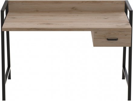 Письмовий стіл Ferrum-decor Комфорт 750x1000x600 Чорний метал ДСП Дуб Сан-Марино 32 мм (FRD-103423) Письмовий стіл Ferrum-decor Комфорт 750x1000x600 Чорний метал ДСП Дуб Сан-Марино 32 мм (FRD-103423)