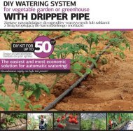 Комплект системи зрошення із крапельною трубкою NEW до 50 м.кв.