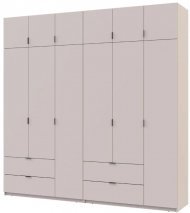 Шафа для одягу Doros Лукас Кашемір 3+3 ДСП 240х50х240 DRS-011713 (42005108)