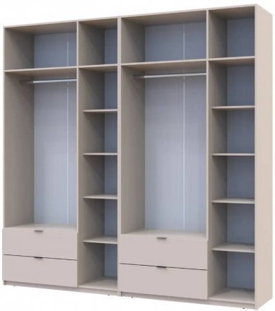 Шафа для одягу Doros Лукас Кашемір 3+3 ДСП 240х50х240 DRS-011713 (42005108) Шафа для одягу Doros Лукас Кашемір 3+3 ДСП 240х50х240 DRS-011713 (42005108)
