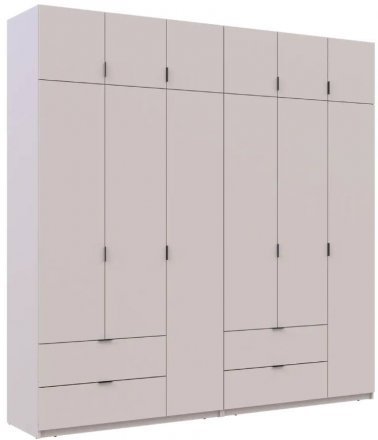 Шафа для одягу Doros Лукас Кашемір 3+3 ДСП 240х50х240 DRS-011713 (42005108) Шафа для одягу Doros Лукас Кашемір 3+3 ДСП 240х50х240 DRS-011713 (42005108)