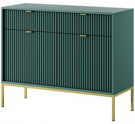 Комод Perfect Home Нова / Nova 2-дверний з 2 шухлядами і золотими ніжками KSZ104 Лабрадор (PFH-091497) Комод Perfect Home Нова / Nova 2-дверний з 2 шухлядами і золотими ніжками KSZ104 Лабрадор (PFH-091497)