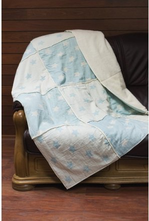 Плед мікроплюш Star Patchwork throw mint ментоловий 130х170 см svt-2000022233132 Плед мікроплюш Star Patchwork throw mint ментоловий 130х170 см svt-2000022233132