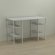 Письмовий стіл Ferrum-decor Карен 75x120x70 білий ДСП Біле 16мм (FRD-102276)