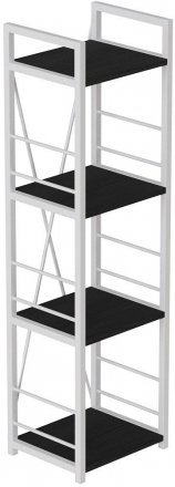 Етажерка 4/34 Ferrum-decor Серії Конект 120x34x28 білий ДСП Сосна Кембра 16мм (FRD-104282)