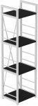 Етажерка 4/34 Ferrum-decor Серії Конект 120x34x28 білий ДСП Сосна Кембра 16мм (FRD-104282)