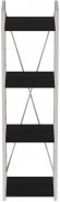 Етажерка 4/34 Ferrum-decor Серії Конект 120x34x28 білий ДСП Сосна Кембра 16мм (FRD-104282)