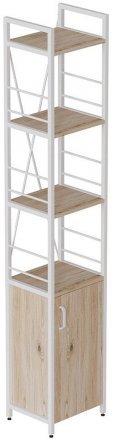 Етажерка 4/34 Ferrum-decor Серії Конект із тумбою 179x34x28 Білий ДСП Сан-Марино (FRD-104471) Етажерка 4/34 Ferrum-decor Серії Конект із тумбою 179x34x28 Білий ДСП Сан-Марино (FRD-104471)
