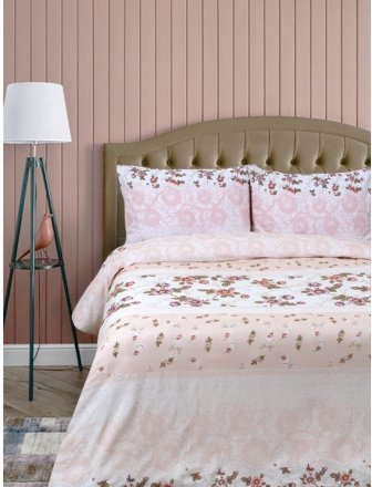 Постільна білизна Ranforce Chamomel рожевий полуторна svt-2000022295963 Постільна білизна Ranforce Chamomel рожевий полуторна svt-2000022295963