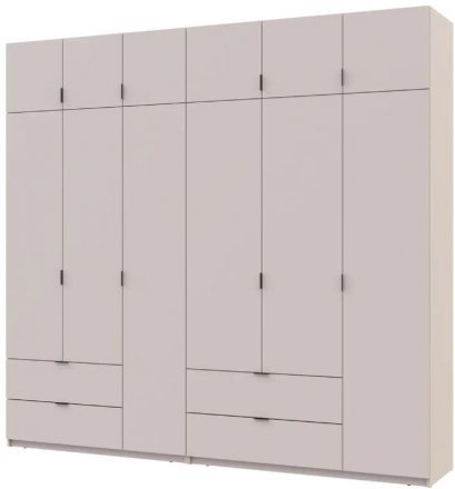Шафа для одягу Doros Лукас Кашемір 3+3 ДСП 255х50х240 DRS-011714 (42005112) Шафа для одягу Doros Лукас Кашемір 3+3 ДСП 255х50х240 DRS-011714 (42005112)