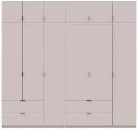 Шафа для одягу Doros Лукас Кашемір 3+3 ДСП 255х50х240 DRS-011714 (42005112) Шафа для одягу Doros Лукас Кашемір 3+3 ДСП 255х50х240 DRS-011714 (42005112)