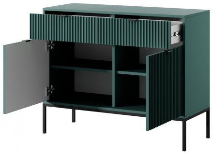 Комод Perfect Home Нова / Nova 2-дверний з 2 шухлядами і чорними ніжками KSZ104 Лабрадор (PFH-091500) Комод Perfect Home Нова / Nova 2-дверний з 2 шухлядами і чорними ніжками KSZ104 Лабрадор (PFH-091500)