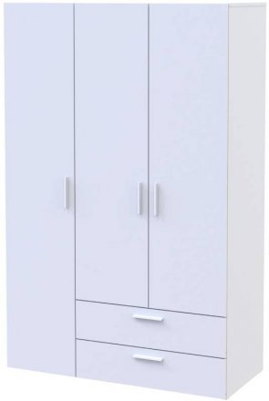 Шафа розпашна для одягу Doros Ектор 116х49,5х180 см Білий (DRS-011186) Шафа розпашна для одягу Doros Ектор 116х49,5х180 см Білий (DRS-011186)