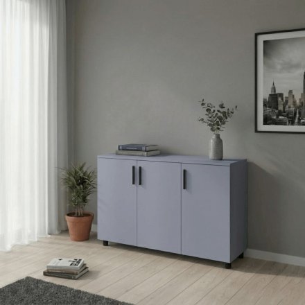 Комод Doros Торн Сірий 3Ш/1Д 135х51.6х80 (DRS-012107) Комод Doros Торн Сірий 3Ш/1Д 135х51.6х80 (DRS-012107)