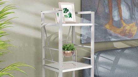 Етажерка 4/34 Ferrum-decor Серії Конект 120x34x28 сірий ДСП Біле 16мм (FRD-104283) Етажерка 4/34 Ferrum-decor Серії Конект 120x34x28 сірий ДСП Біле 16мм (FRD-104283)