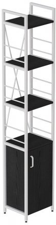 Етажерка 4/34 Ferrum-decor Серії Конект із тумбою 179x34x28 Білий ДСП Сосна Кембра (FRD-104472)