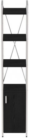 Етажерка 4/34 Ferrum-decor Серії Конект із тумбою 179x34x28 Білий ДСП Сосна Кембра (FRD-104472)