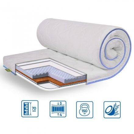 Матрац топпер Mix Massage 115х180х7 см Матрац топпер Mix Massage 115х180х7 см