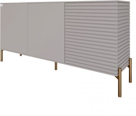 Комод закритий у вітальню на золотих металевих ніжках LION Грей 154x38x76,5 см Кашемір/Кашемір (LION-041873) Комод закритий у вітальню на золотих металевих ніжках LION Грей 154x38x76,5 см Кашемір/Кашемір (LION-041873)
