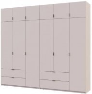 Шафа для одягу Doros Лукас Кашемір 3+3 ДСП 270х50х240 DRS-011715 (42005116)