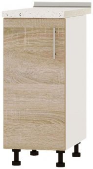 Кухонний модуль Оптіма Низ Н83-350 Білий/Дуб Сонома (без стільниці) 350х461х820 мм (DTM-072663) Кухонний модуль Оптіма Низ Н83-350 Білий/Дуб Сонома (без стільниці) 350х461х820 мм (DTM-072663)