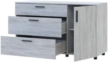 Комод Doros Торн Сосна Натті 3Ш/1Д 135х51.6х80 (DRS-012108) Комод Doros Торн Сосна Натті 3Ш/1Д 135х51.6х80 (DRS-012108)